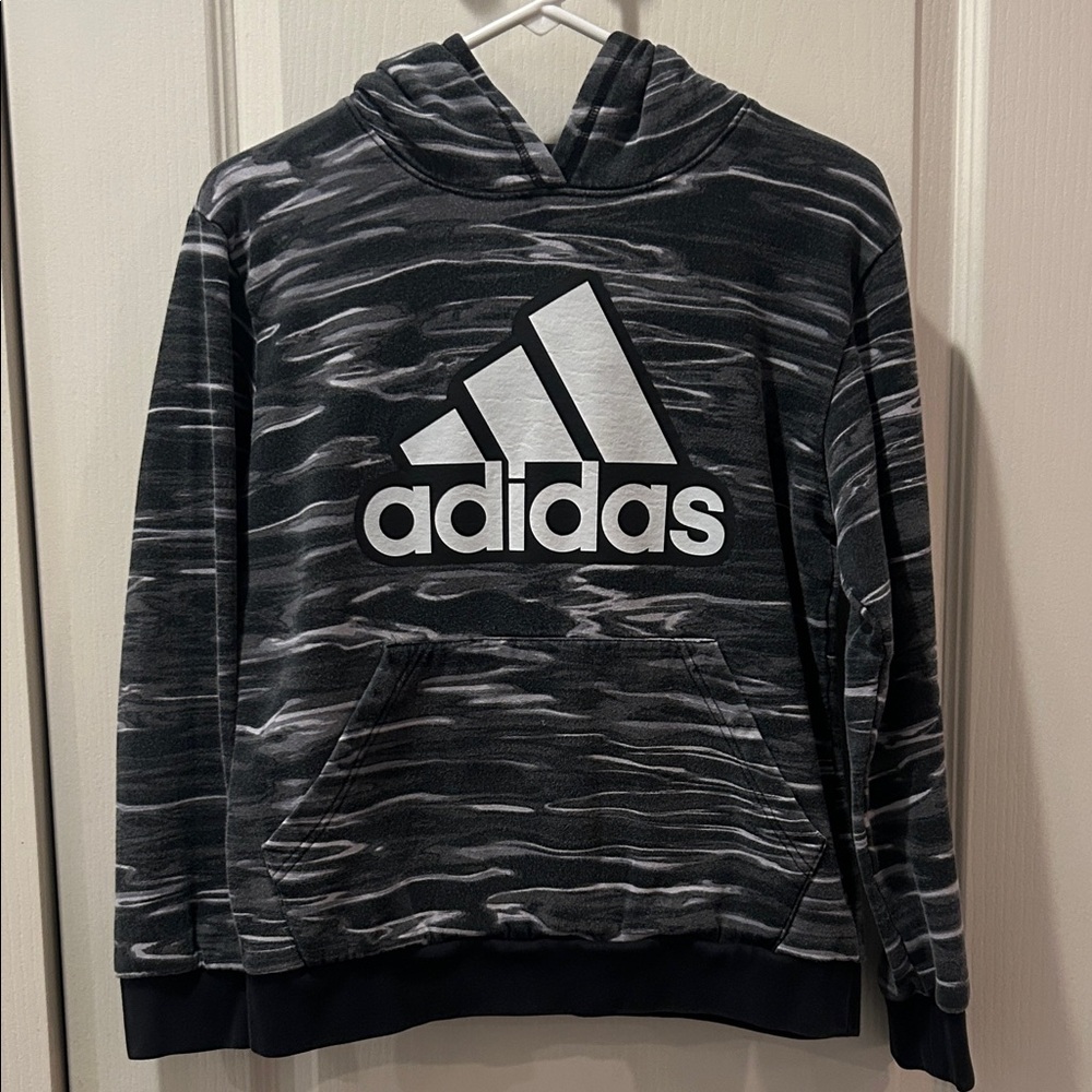 Adidas B/W logo Hoodie - Boys